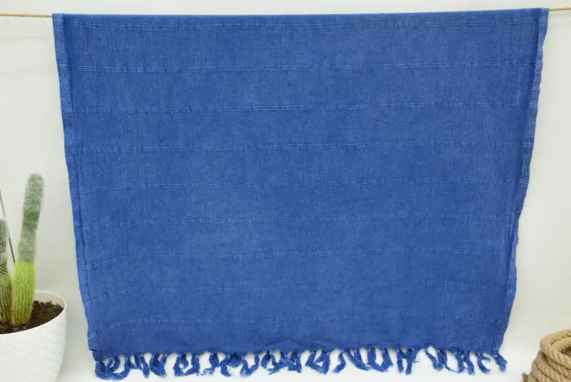 Handmade Turkish bath towel for summer vacation, Home Gift, Beach Towel Bulk, 68x36 Cotton Stonewashed Towel, Scarf Towel, Cotton towel, Beach towel - 8