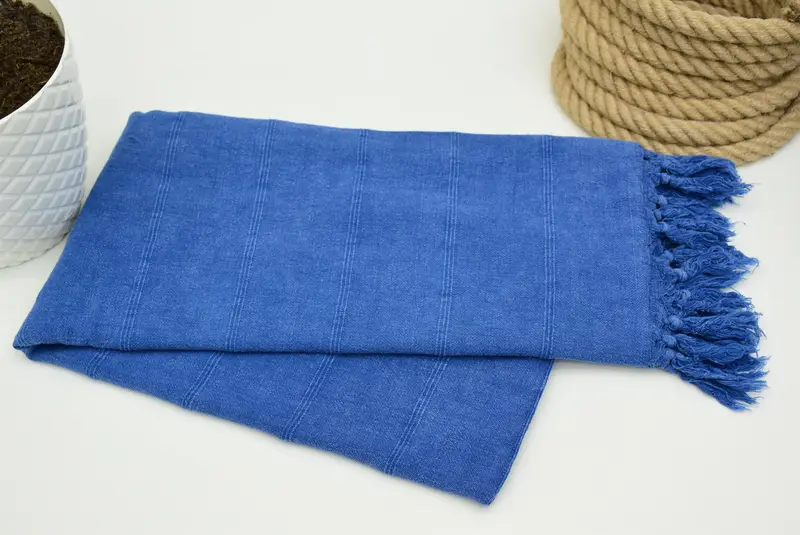 Handmade Turkish bath towel for summer vacation, Home Gift, Beach Towel Bulk, 68x36 Cotton Stonewashed Towel, Scarf Towel, Cotton towel, Beach towel - 4