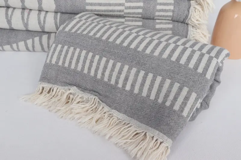 Custom Towel, Organic towel, Pool Towels, Bath towel, 70x38 Cotton Fish Design Towel, Custom Turkish Towel, Peshtemal Towel USA, Bridesmaid Favors - 5