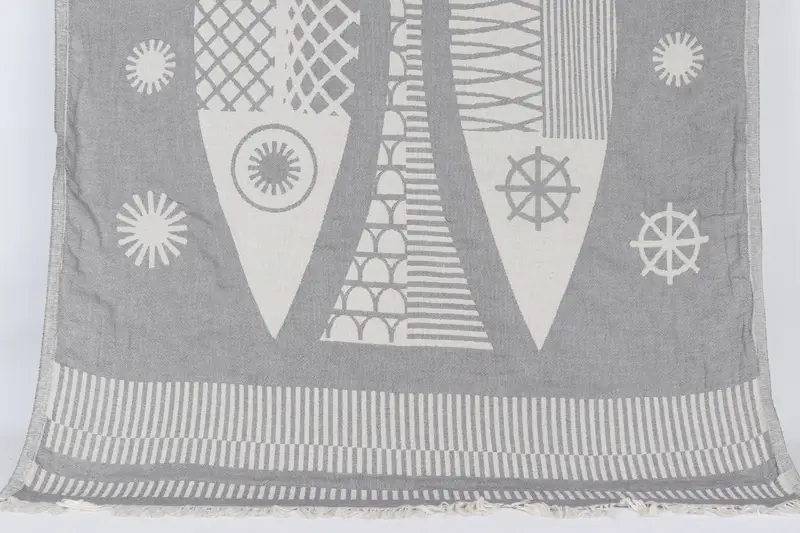 Custom Towel, Organic towel, Pool Towels, Bath towel, 70x38 Cotton Fish Design Towel, Custom Turkish Towel, Peshtemal Towel USA, Bridesmaid Favors - 1