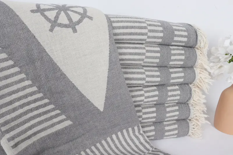 Custom Towel, Organic towel, Pool Towels, Bath towel, 70x38 Cotton Fish Design Towel, Custom Turkish Towel, Peshtemal Towel USA, Bridesmaid Favors - 2