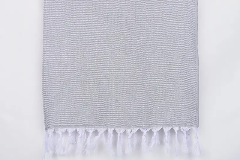 36x18 Cotton Herringbone Towel, Turkish Tea Towel, Monogrammed Hand Towel, Turkish Towel Hand Towel, Guest Towel, Wedding Day Gift For Bride - 8