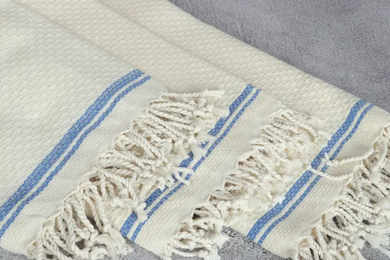 Personalised Gift, Hammam towel, 68x36 Cotton Striped Towel, Yoga Towel, Fringed Turkish towel for poolside, Soft towel, Personalized Turkish Towel - 5