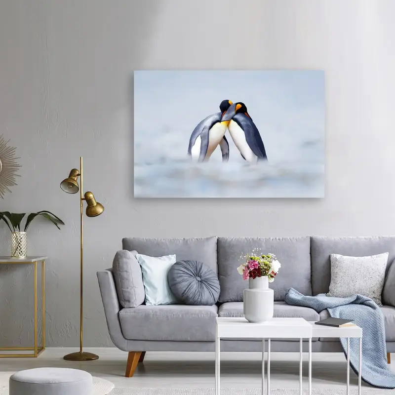 Modern Printed Glass: Cute Penguin Lover's Trendy Drinking Companion