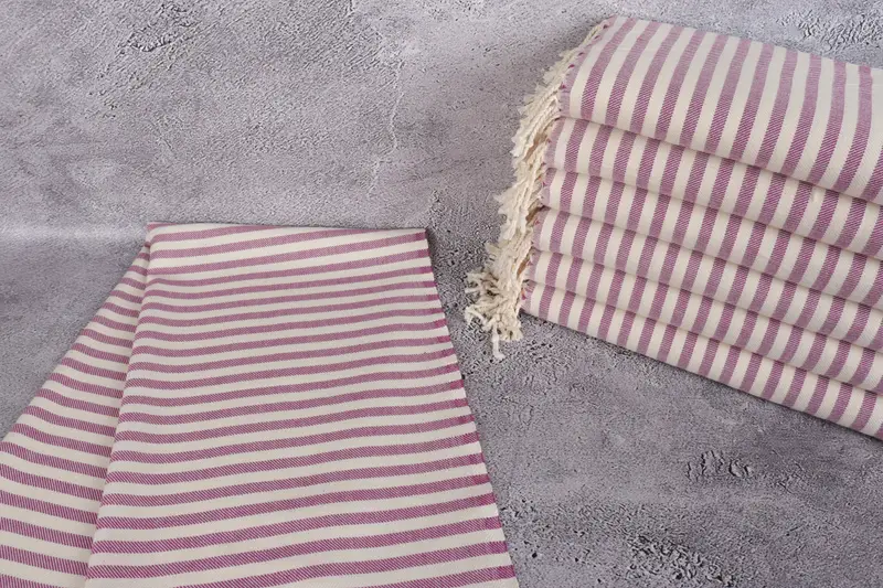 40x24 Cotton Striped Towel, Turkish Towel Monogram, Personalized Home Gift Wedding, Kitchen Towel, Bathroom Towels, Bridal Gifts, Wedding Gift - 2