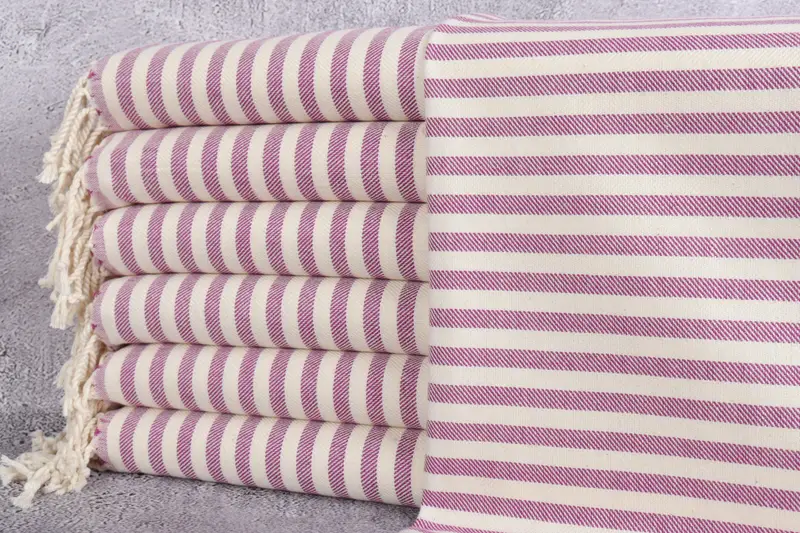 40x24 Cotton Striped Towel, Turkish Towel Monogram, Personalized Home Gift Wedding, Kitchen Towel, Bathroom Towels, Bridal Gifts, Wedding Gift - 1