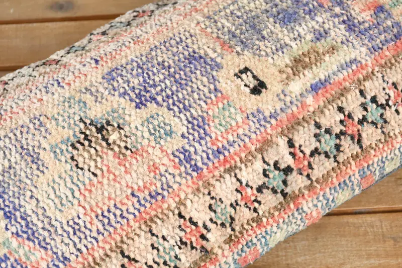 Antique Pillows, Outdoor Bolster Pillow Cover, Pillow Sham, 12x24 Blue Cushion Cover, Vintage Pillow, Luxury Cushion, Boho Pillow Sham Cover - 2