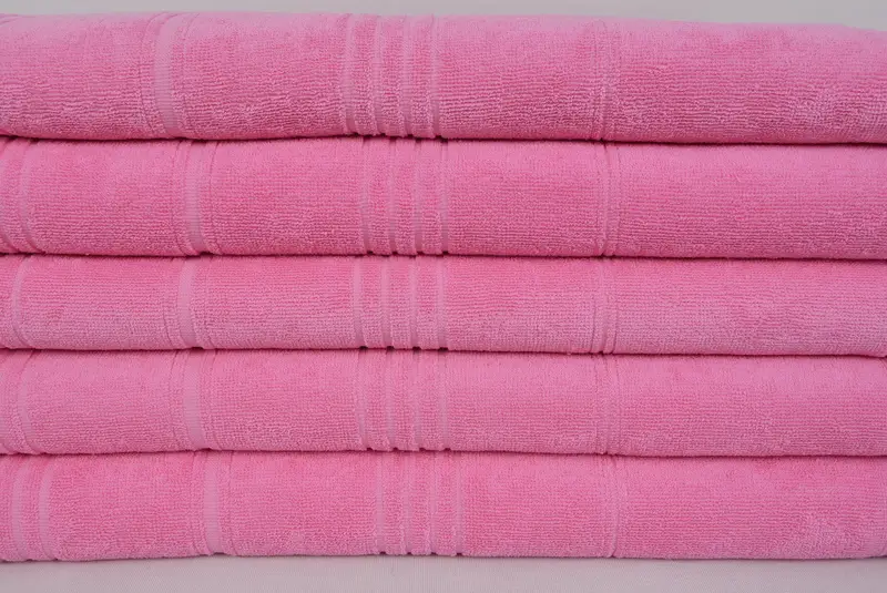 Bridesmaid Gift, Bachelorette Gifts, Engagement Gift, First Wedding Anniversary Gift, Large Turkish Towel, 70x36 Cotton Striped Terry Towel - 3