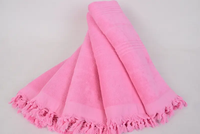 Bridesmaid Gift, Bachelorette Gifts, Engagement Gift, First Wedding Anniversary Gift, Large Turkish Towel, 70x36 Cotton Striped Terry Towel - 4