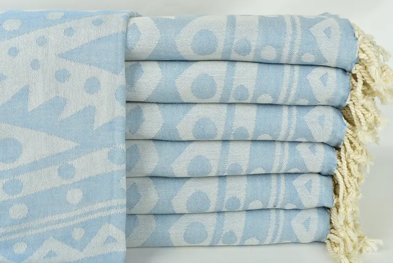 70x40 Cotton Round Pattern Towel, Personalized Turkish Towel, Travel towel, Bride Gift, Girls Weekend Getaways Gifts, Custom Gift, Travel Towel - 2