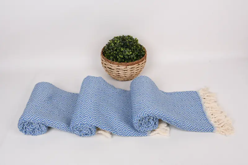 Peshtemal Towel USA, Personalized Gifts, 70x38 Cotton Diamond Towel, Lightweight Turkish towel, Large Turkish Towel, Guest Towel, Unique Gift - 8