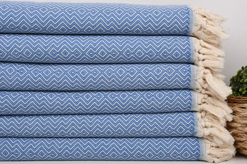 Peshtemal Towel USA, Personalized Gifts, 70x38 Cotton Diamond Towel, Lightweight Turkish towel, Large Turkish Towel, Guest Towel, Unique Gift - 2