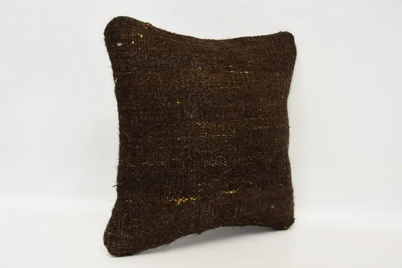Home Decor Pillow, Cushion Cover, Christmas Cushion, Pillow for Couch, Throw Kilim Pillow, 12x12 Brown Pillow Case, Hippie Throw Cushion Case - 3