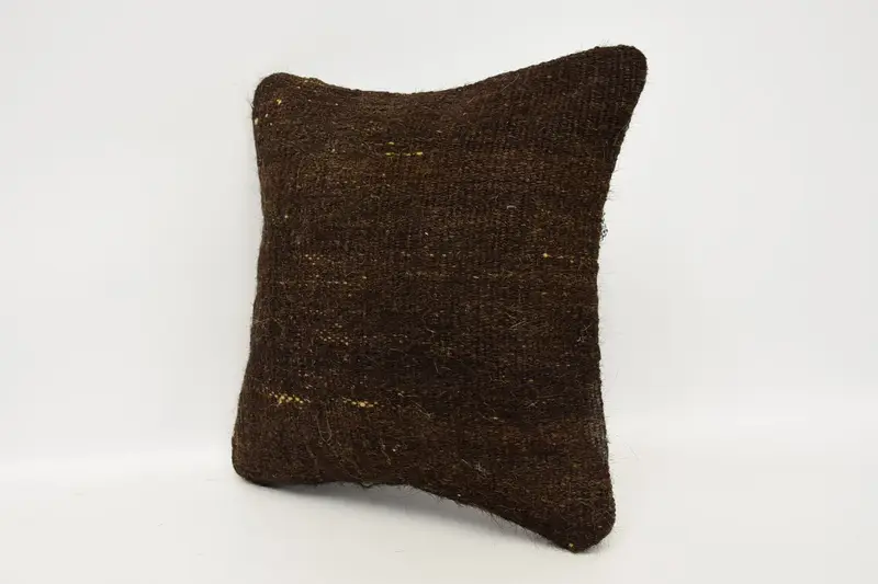 Home Decor Pillow, Cushion Cover, Christmas Cushion, Pillow for Couch, Throw Kilim Pillow, 12x12 Brown Pillow Case, Hippie Throw Cushion Case - 4