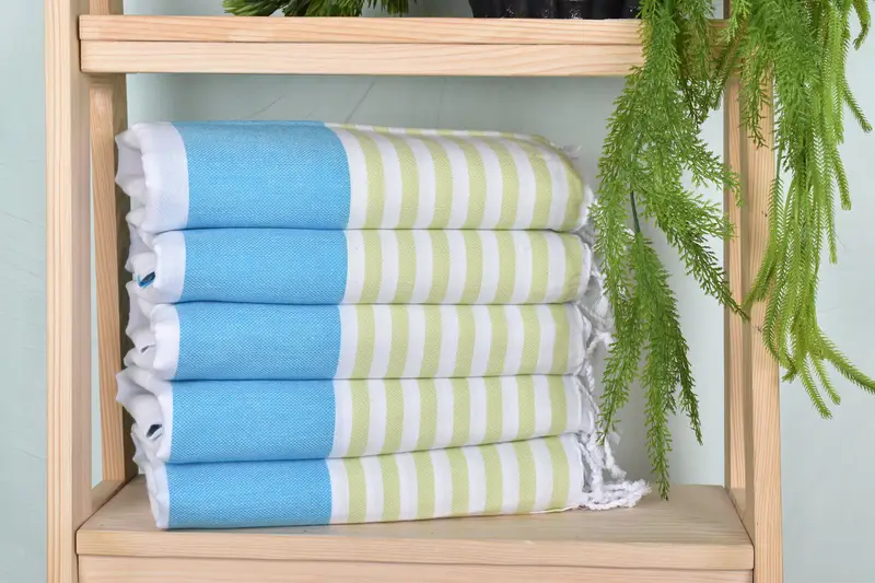 70x40 Cotton Striped Towel, Pool Towels, Turkish Towel USA, Home Decor Gifts, Scarf Towel, Grandma Gift, Personalized Towel, Custom Turkish Towel - 1