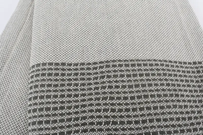 Turkish Bedcover, Gift For Coworker, Housewarming Gift, 96x92 Cotton Striped Towel, Personalized Gifts, Turkish Blanket, Organic Throw - 4