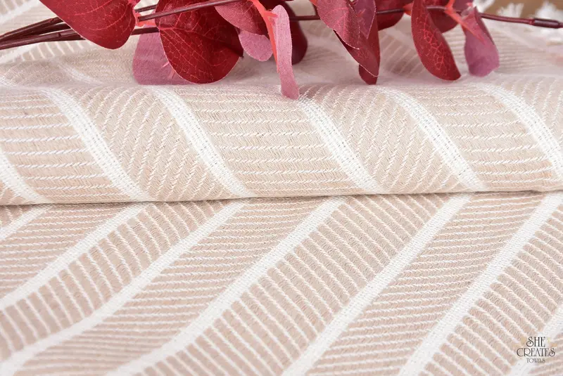 Personalize Gift, 70x40 Bamboo Striped Towel, Hammam towel, Bachelorette Party Decorations, Home Decor Gifts, Girls Weekend Getaways Gifts - 6
