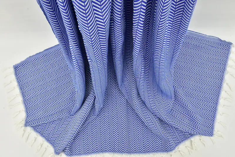 Bachelorette Large Towel, Gift For The Home Decor, 92x76 Cotton Chevron Towel, Bridesmaid Gifts, Wedding Favors, Beach Blanket, Boho Throw Blankets - 2