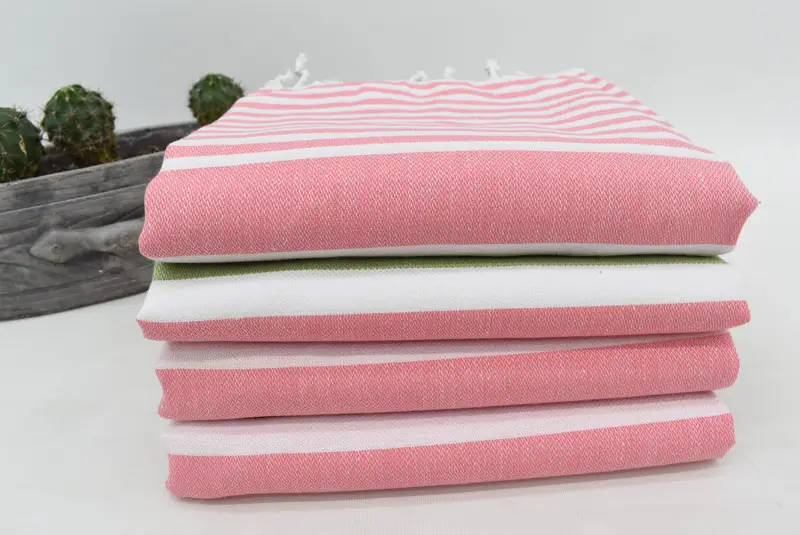 Custom Towel, Christmas Gift, 68x36 Cotton Striped Towel, Best Friend Wedding Gift, Sand-free towel, Personalized Gifts, Family Gift Basket - 5