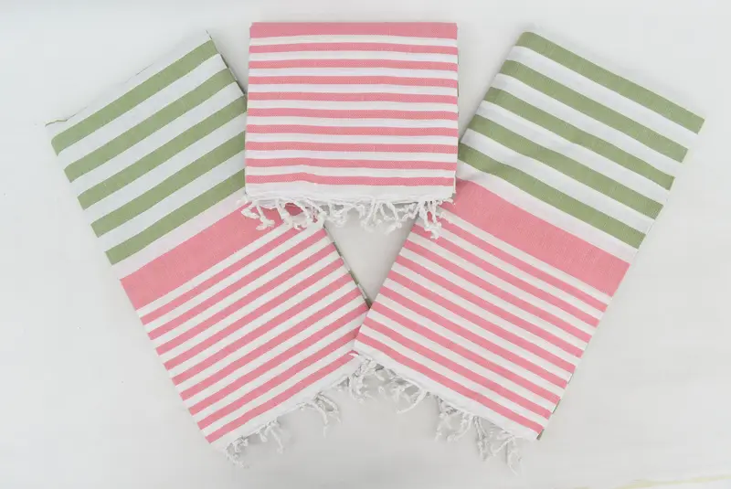 Custom Towel, Christmas Gift, 68x36 Cotton Striped Towel, Best Friend Wedding Gift, Sand-free towel, Personalized Gifts, Family Gift Basket - 4