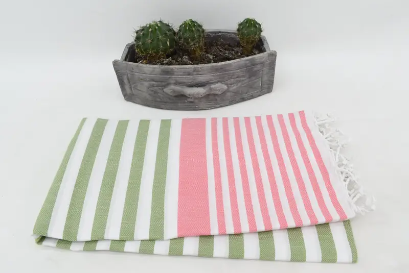 Custom Towel, Christmas Gift, 68x36 Cotton Striped Towel, Best Friend Wedding Gift, Sand-free towel, Personalized Gifts, Family Gift Basket - 7