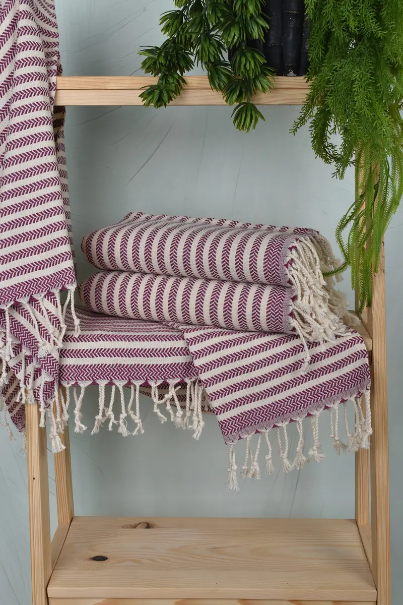 Gift For Boyfriend, Kitchen Towel, Embroidery Towel, Monogrammed Hand Towel, Turkish Tea Towel, 40x18 Cotton Chevron Towel, Best Wedding Gift - 6