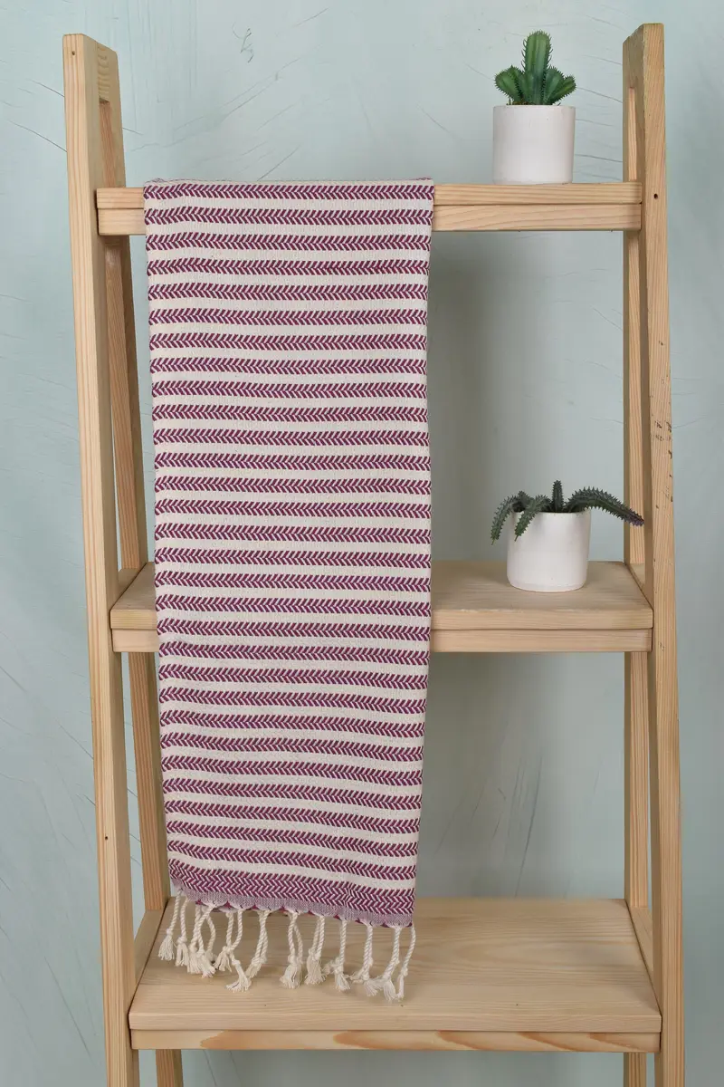 Gift For Boyfriend, Kitchen Towel, Embroidery Towel, Monogrammed Hand Towel, Turkish Tea Towel, 40x18 Cotton Chevron Towel, Best Wedding Gift - 8