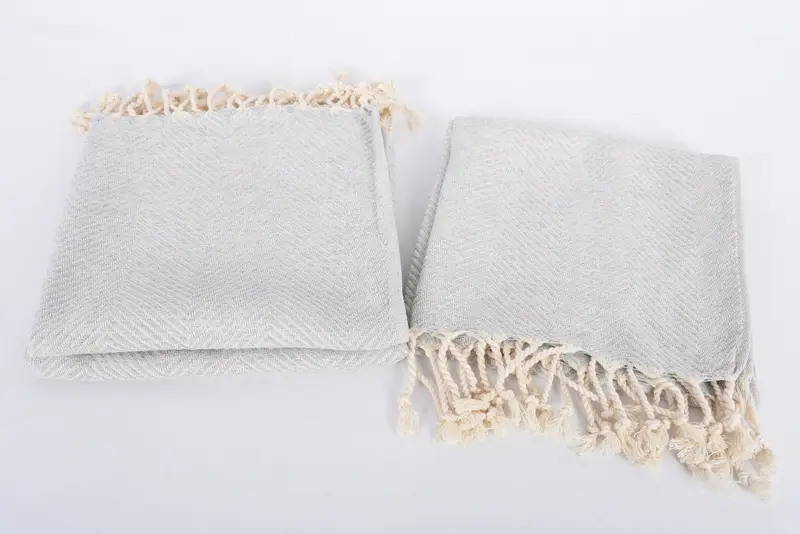 Wedding Gift, Turkish Towel Hand Towel, Turkish Hand Towel, Bachelorette Party Decorations, Gift Towel, Summer Gift, 40x20 Cotton Herringbone Towel - 7