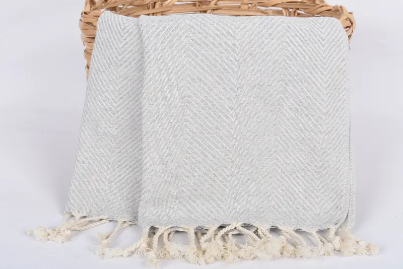 Wedding Gift, Turkish Towel Hand Towel, Turkish Hand Towel, Bachelorette Party Decorations, Gift Towel, Summer Gift, 40x20 Cotton Herringbone Towel - 5