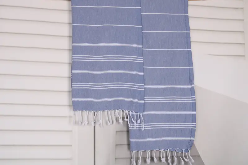 Turkish Towel Hand Towel, Wedding Gift Ideas, Guest Towel, Monogrammed Hand Towel, 40x24 Cotton Striped Towel, Kitchen Towel, Bridesmaid Gift - 8