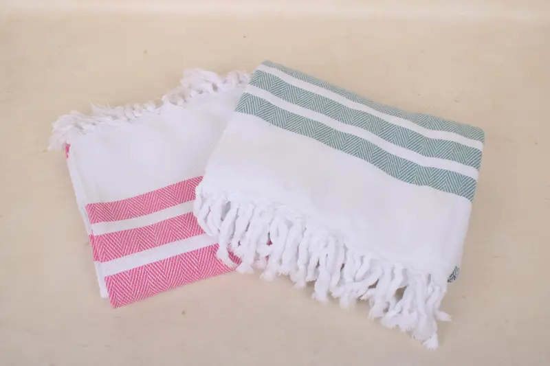 Organic Cotton Towel, Bachelorette Party Favors, Home Decor Towel, 70x40 Cotton Herringbone Towel, Custom Towel, Peshtemal Towel USA, Gift For Him - 6