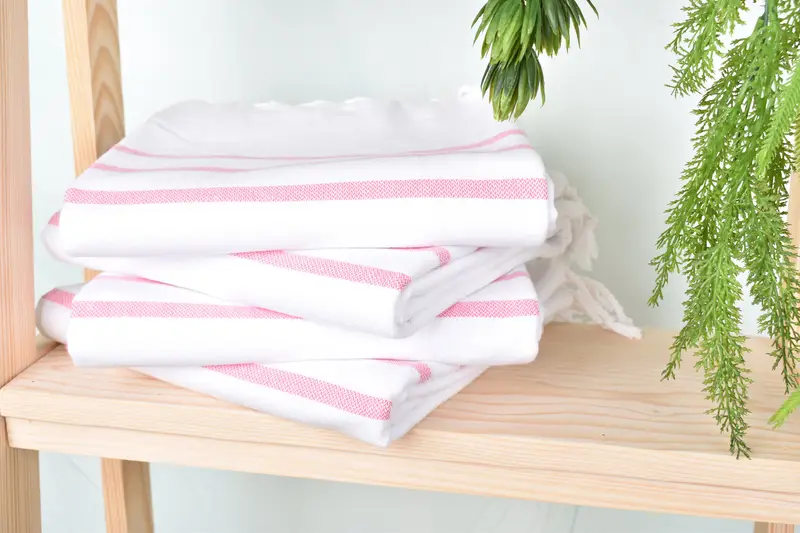 Personalized Bridesmaid Gift, 70x40 Cotton Striped Towel, Fouta towel, Bachelorette Party Decorations, Employee Gifts, Girls Weekend Favors - 7