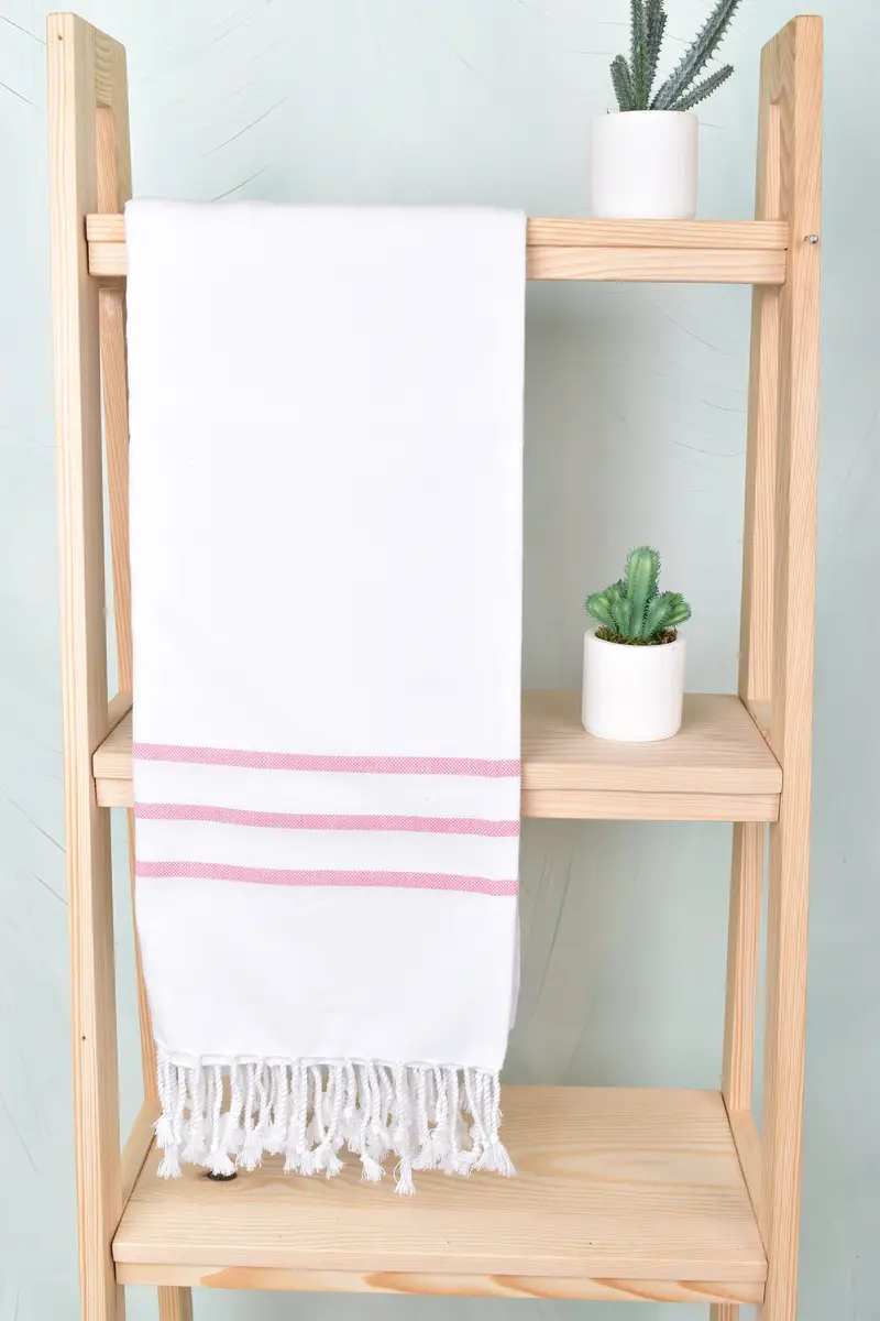 Personalized Bridesmaid Gift, 70x40 Cotton Striped Towel, Fouta towel, Bachelorette Party Decorations, Employee Gifts, Girls Weekend Favors - 8