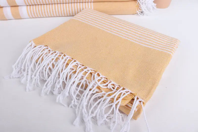 Personalized Beach Towel, Handwoven Turkish bath towel, Gift For Best Friend, Wedding Gifts Towel, Sand-free towel, 70x40 Cotton Striped Towel - 5