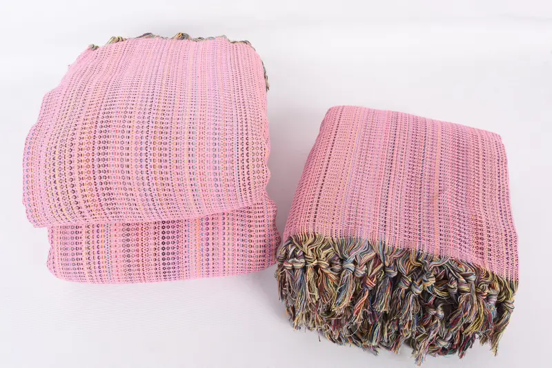 100x80 Cotton Waffle Towel, Gift For Her, Christmas Tablecloth, Decorative Blanket, Woven Blanket, Custom Wedding Gifts, Wedding Anniversary Gift - 7