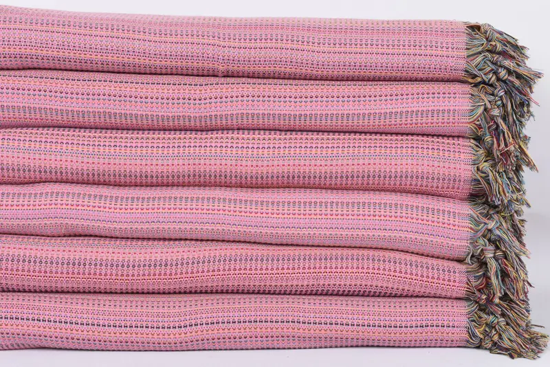 100x80 Cotton Waffle Towel, Gift For Her, Christmas Tablecloth, Decorative Blanket, Woven Blanket, Custom Wedding Gifts, Wedding Anniversary Gift - 3