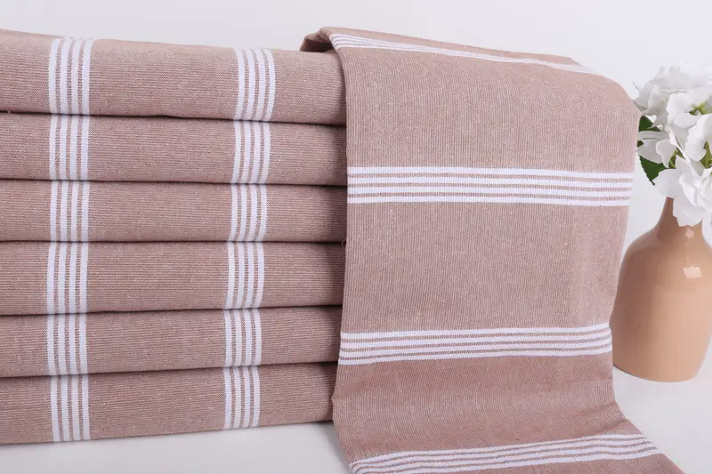 Best Friend Gift Ideas, 70x30 Cotton Striped Towel, Monogram Turkish Towel, Gym Towel, Large Turkish Towel, Bachelorette Party Decorations - 2