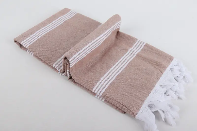 Best Friend Gift Ideas, 70x30 Cotton Striped Towel, Monogram Turkish Towel, Gym Towel, Large Turkish Towel, Bachelorette Party Decorations - 6