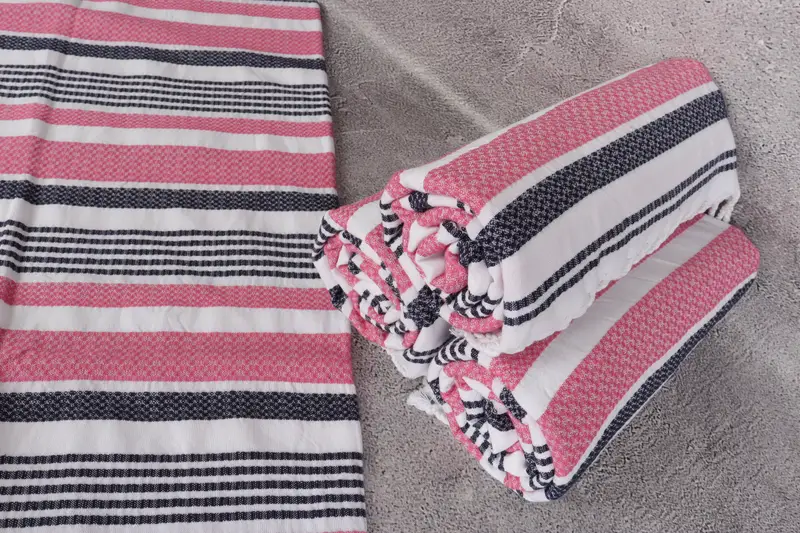 70x40 Cotton Striped Towel, Turkish hand towel, Turkish bath towel, Monogrammed Turkish Towel, Bachelorette Party Gifts, Bachelorette Favor - 8