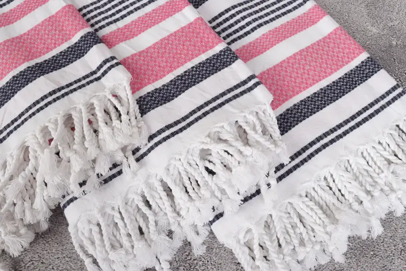 70x40 Cotton Striped Towel, Turkish hand towel, Turkish bath towel, Monogrammed Turkish Towel, Bachelorette Party Gifts, Bachelorette Favor - 5