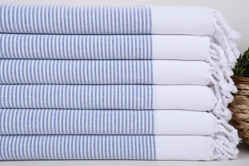Monogram el havlu, bekar hediye, 40x18 pamuklu çizgili havlu, ev dekoru için hediye, kişiselleştirilmiş bulaşık havlu, monogram havlu, banyo havlu - 2