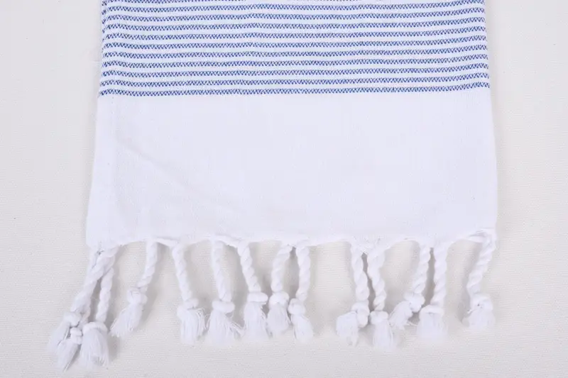 Monogram el havlu, bekar hediye, 40x18 pamuklu çizgili havlu, ev dekoru için hediye, kişiselleştirilmiş bulaşık havlu, monogram havlu, banyo havlu - 3