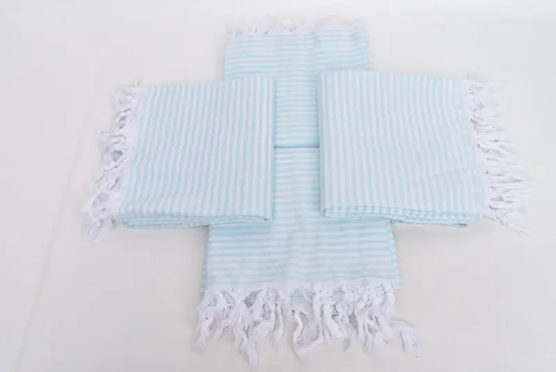 Personalized Gift For Her, Monogram Beach Towel, Wedding Favors, Monogram Towels, Custom Towel, Luxury Beach Towel, 68x36 Cotton Striped Towel - 6