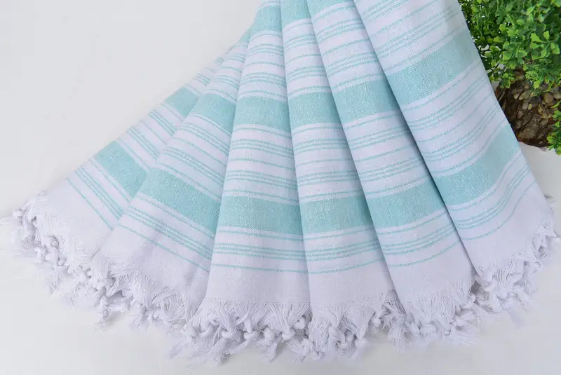 Guest Towel, 68x32 Cotton Striped Towel, Towel With Name, Soft towel, Unique Gift, Bachelorette Gifts, Bridal Shower Favors, Handmade Turkish Towel - 4