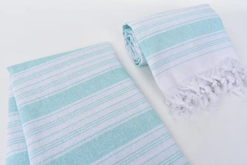 Guest Towel, 68x32 Cotton Striped Towel, Towel With Name, Soft towel, Unique Gift, Bachelorette Gifts, Bridal Shower Favors, Handmade Turkish Towel - 7