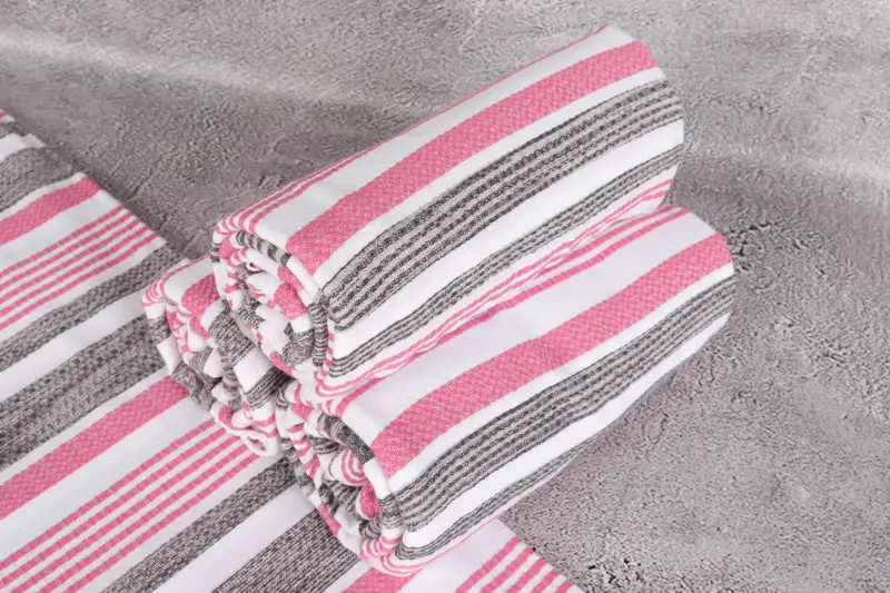 Fringed Turkish towel for poolside, 70x40 Cotton Striped Towel, Best Friend Gift, Valentines Day Gift For Him, Turkish towel, Bridesmaid Gift - 7