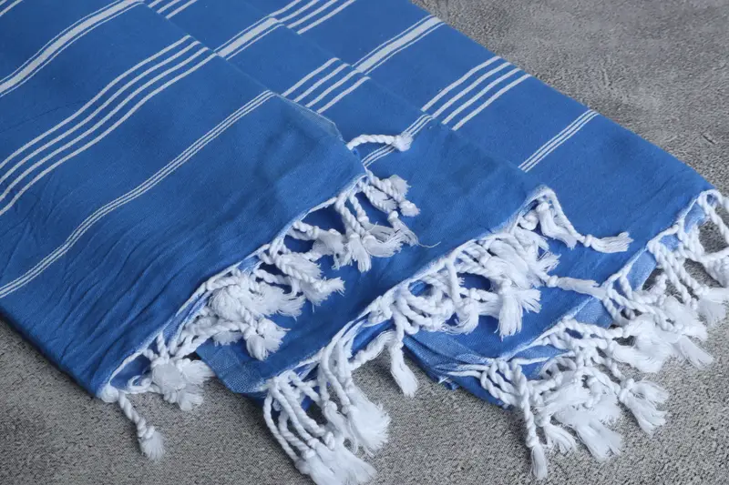 Personalised Gift, Best Friend Gift, Beach Bachelorette Party Decorations, 70x40 Cotton Striped Towel, Turkish bath towel, Personalized Wedding Gift - 5