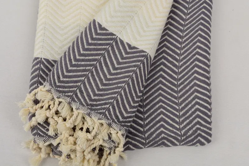 Bridal Shower Favors, Best Wedding Gift, 70x40 Cotton Zig zag Towel, Cancun Bachelorette Party Gift Ideas, Custom Gifts, Organic towel, Soft towel - 6