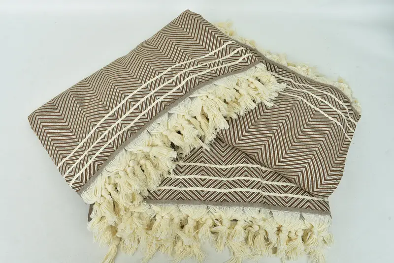 Halloween Blanket, Tablecloth, Organic Throw, Bridesmaid Gifts, Turkish Blanket, Bohemian Bedspread, Family Gift Basket, 96x70 Cotton Diamond Towel - 6
