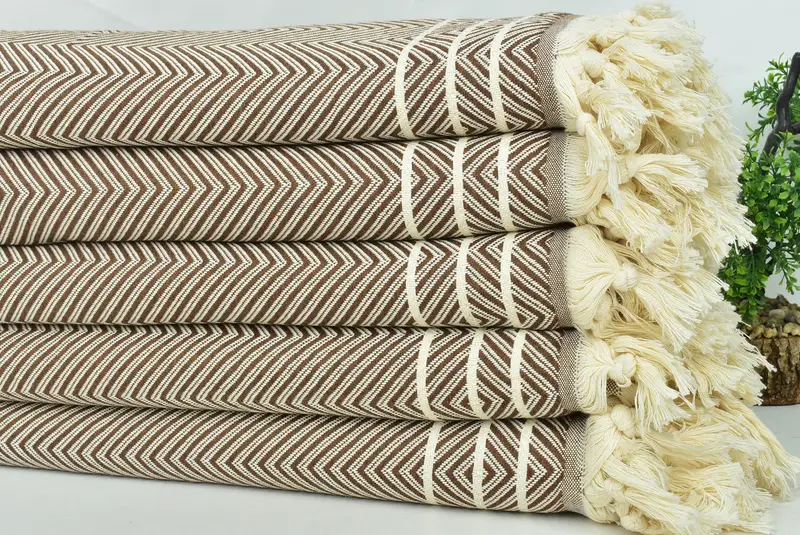 Halloween Blanket, Tablecloth, Organic Throw, Bridesmaid Gifts, Turkish Blanket, Bohemian Bedspread, Family Gift Basket, 96x70 Cotton Diamond Towel - 3